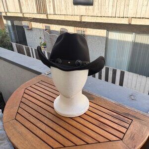 Black Western Cowboy Hat By MHT Westerns Master Hatters Of Texas